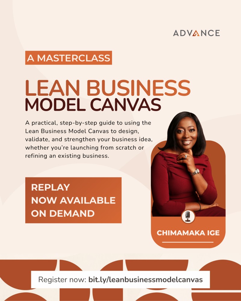 LEAN BUSINESS MODEL CANVAS REPLAY
