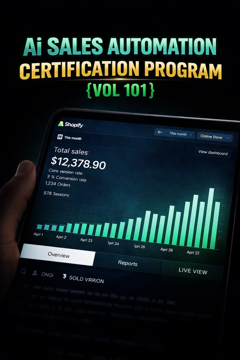 AI SALES AUTOMATION CERTIFICATION PROGRAM {VOL 101}