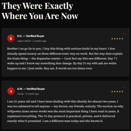Customer review 1
