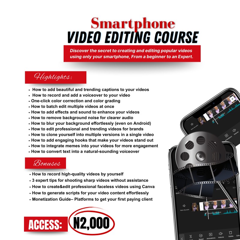 Smartphone Video Editing Course