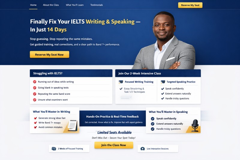 Writing and Speaking Bootcamp