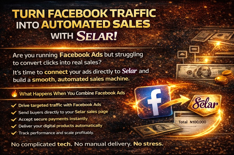 Facebook ads and Selar Integration Mastery