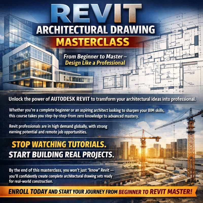 REVIT ARCHITECTURAL DRAWING MASTERCLASS