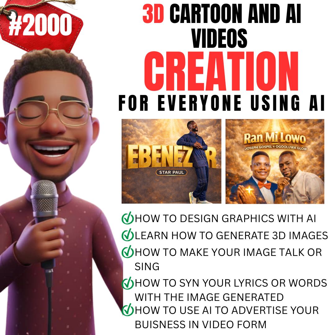 3D CARTOONS AND AI VIDEO CREATION