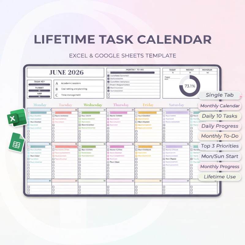 Lifetime Calendar