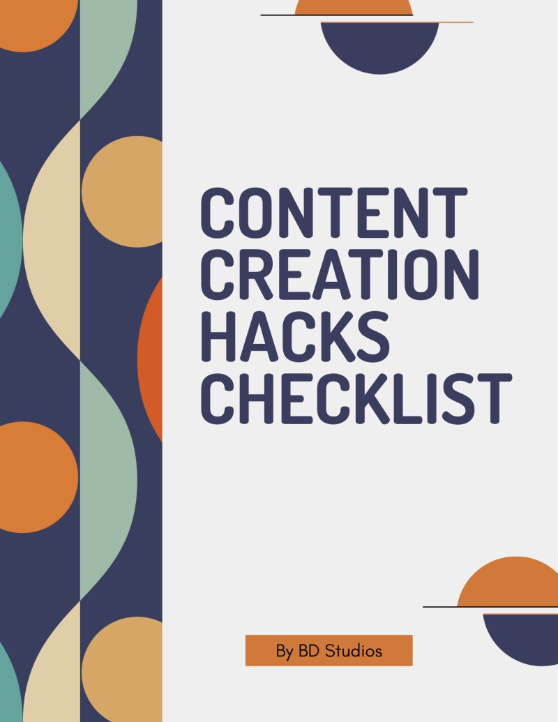 CONTENT CREATION HACKS CHECKLIST