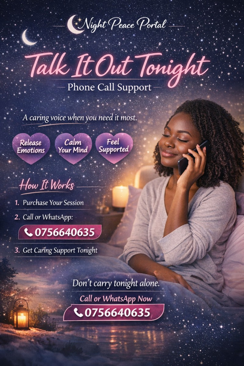 🌙 Talk It Out Tonight – Phone Call Support