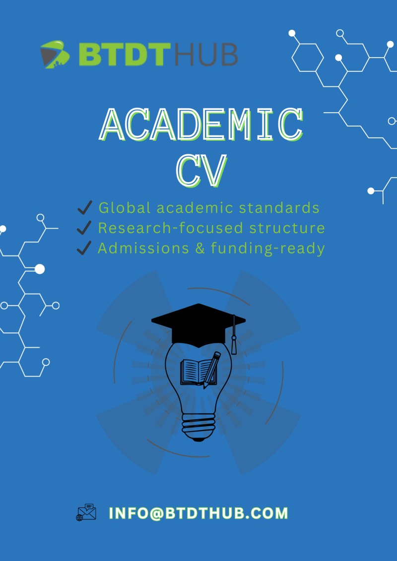 Academic CV/Resume (for Professionals with 6 - 10 Years of Experience)