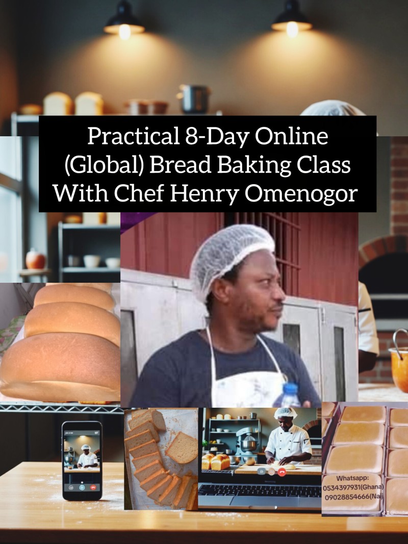 PROFESSIONAL ONLINE BREAD BAKING CLASS(GLOBAL)