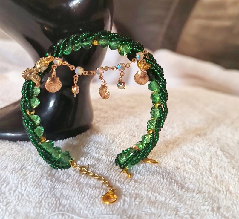 Emerald Royale Charm Bracelet