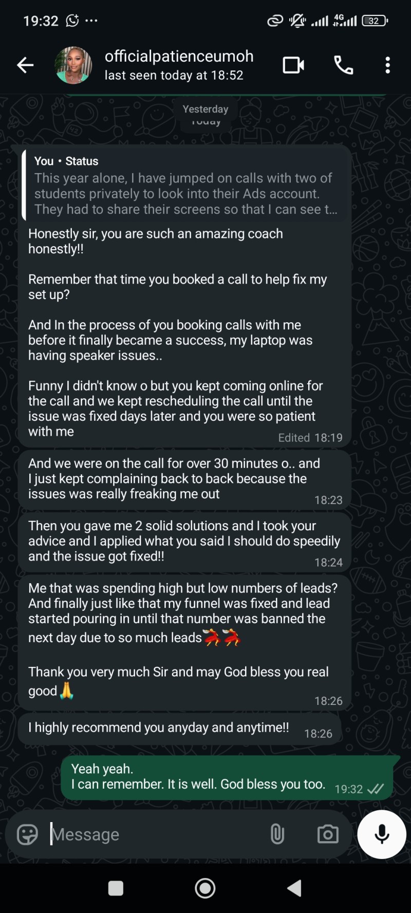 Customer review 1