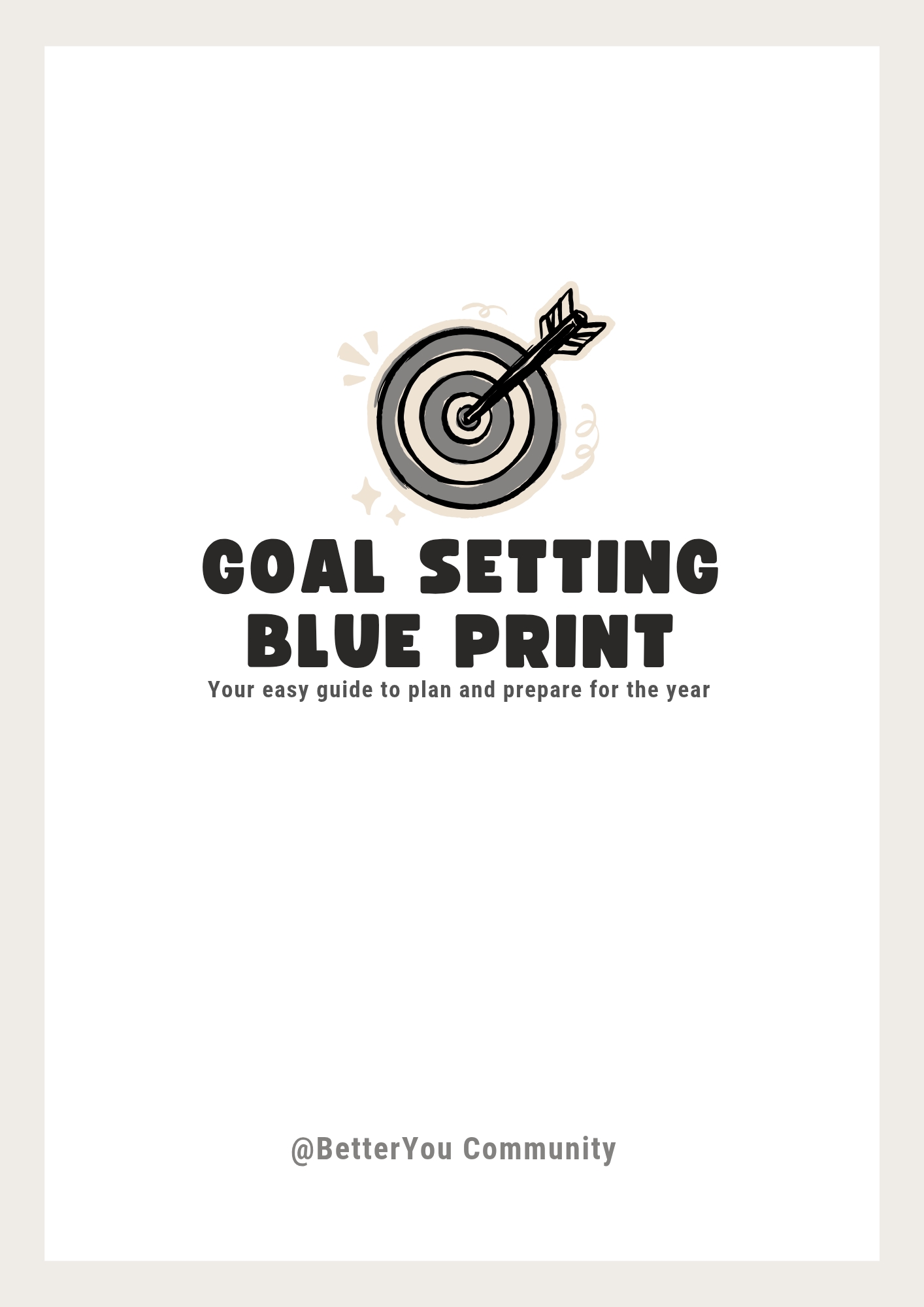 Goal setting blueprint