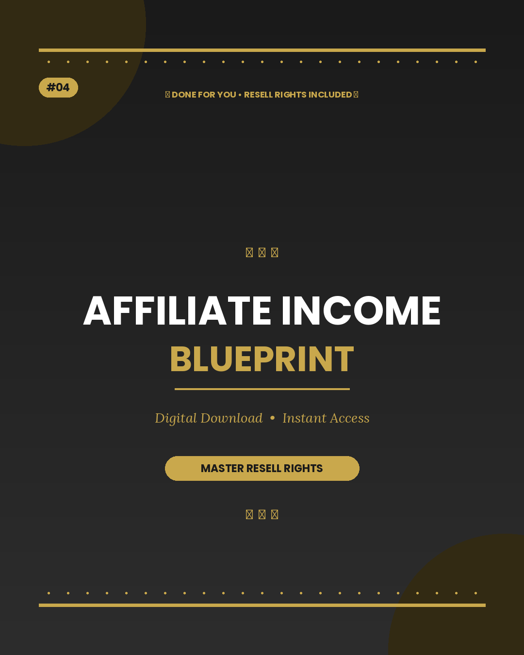 Affiliate Income Blueprint