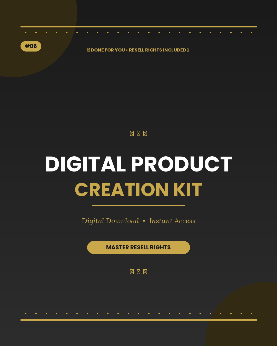 Digital Product Creation kit