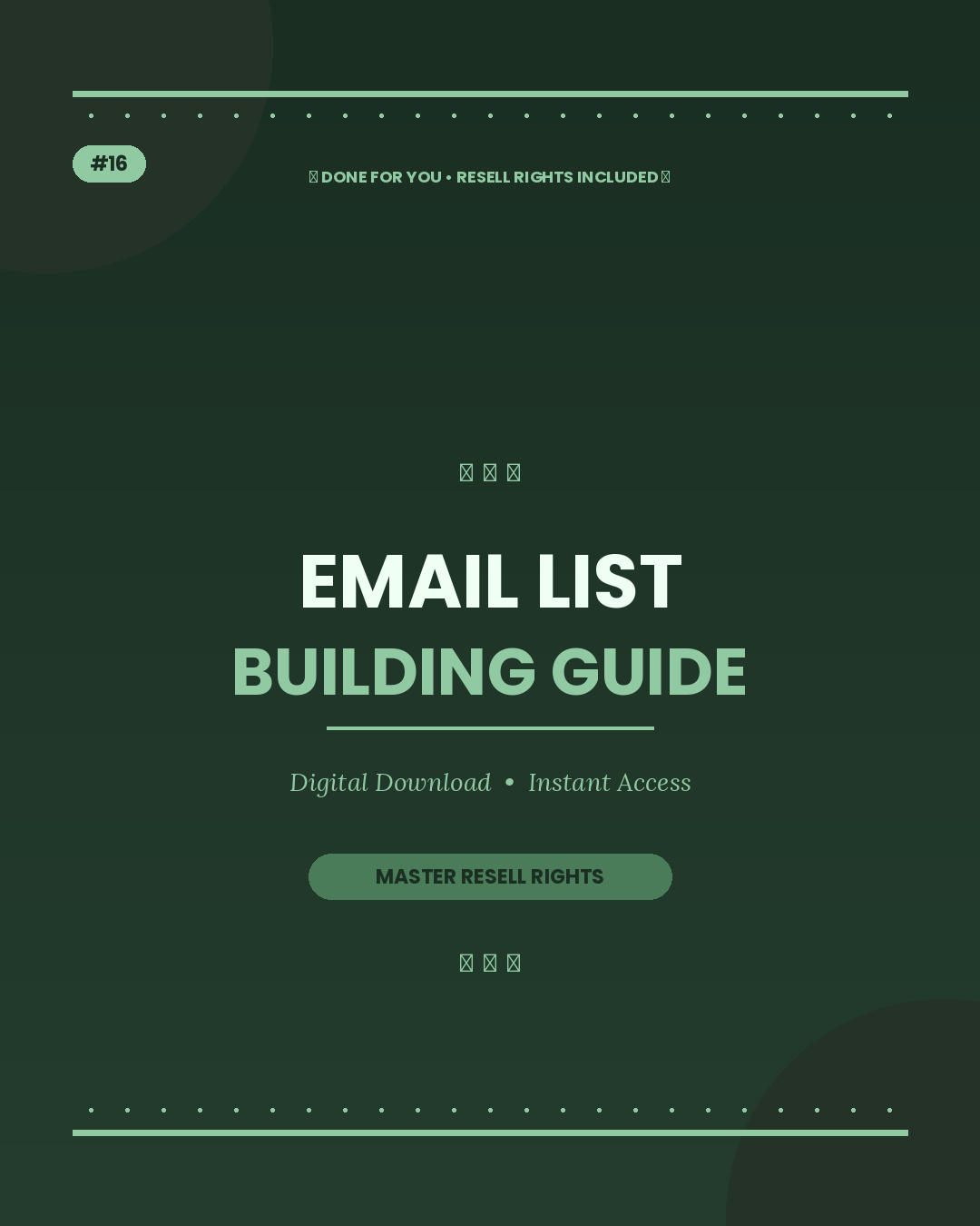 Email List Building Guide