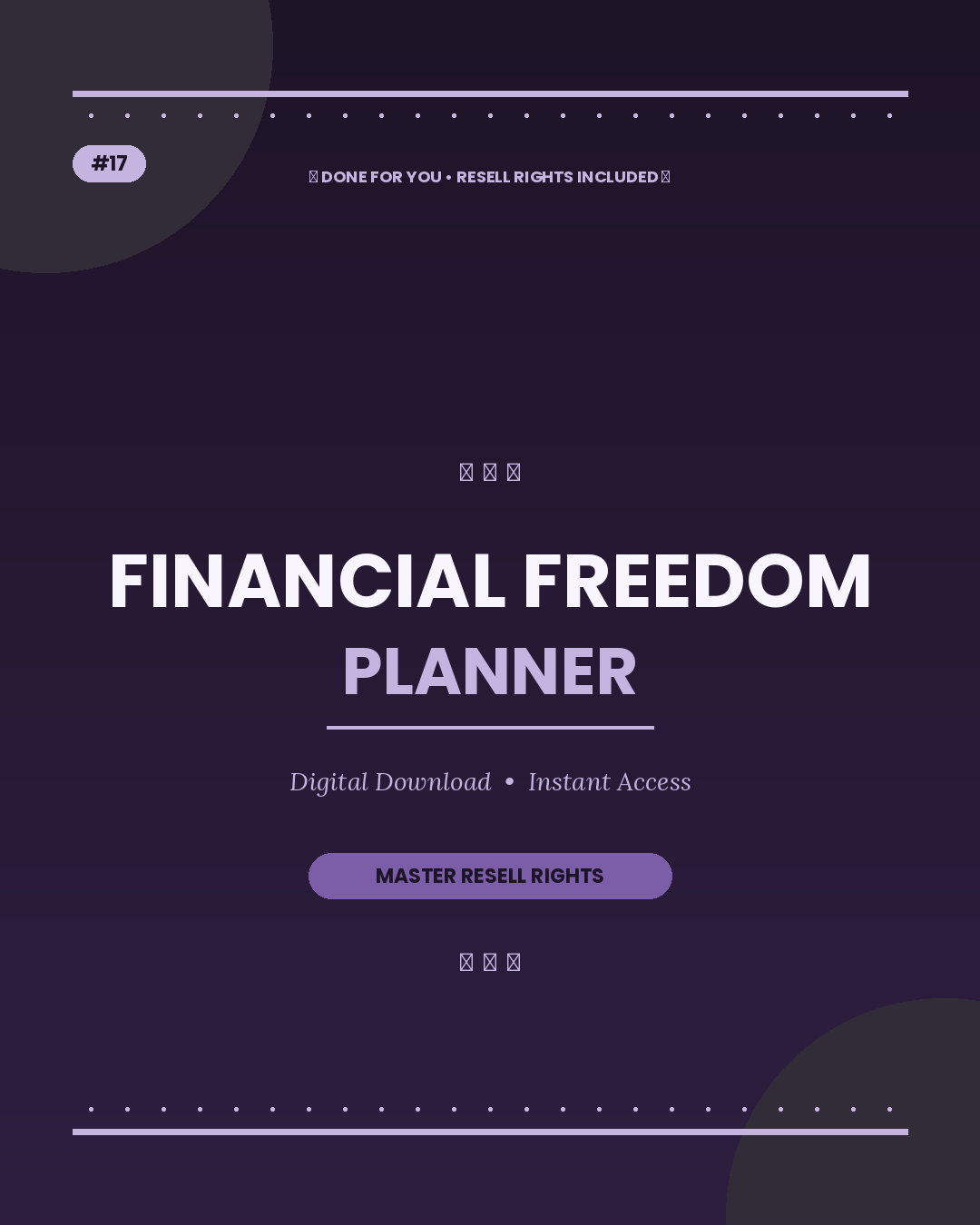 Financial Freedom Planner