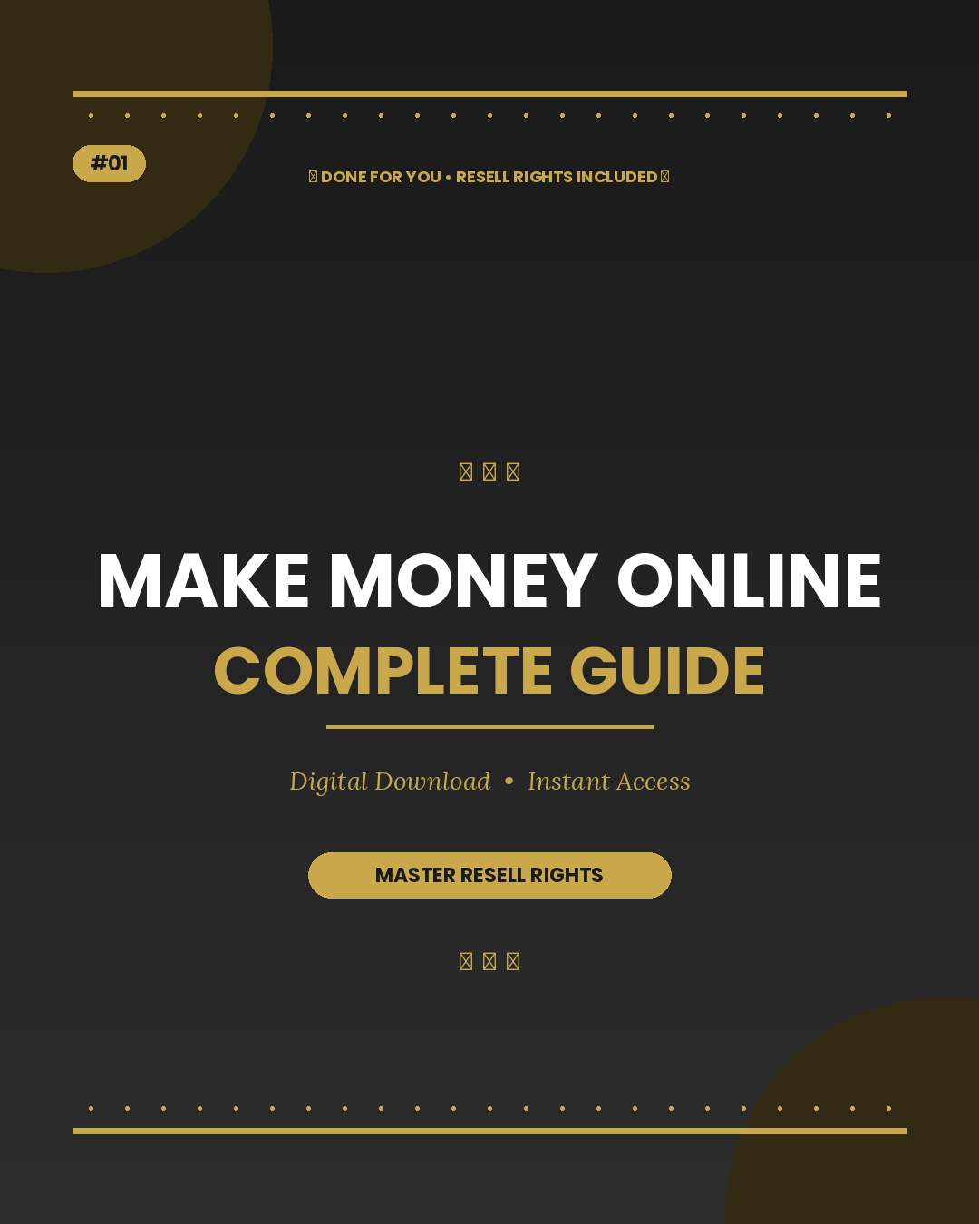 Make Money Online Complete Guide