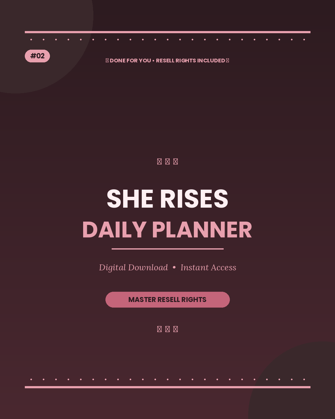 She Daily Planner