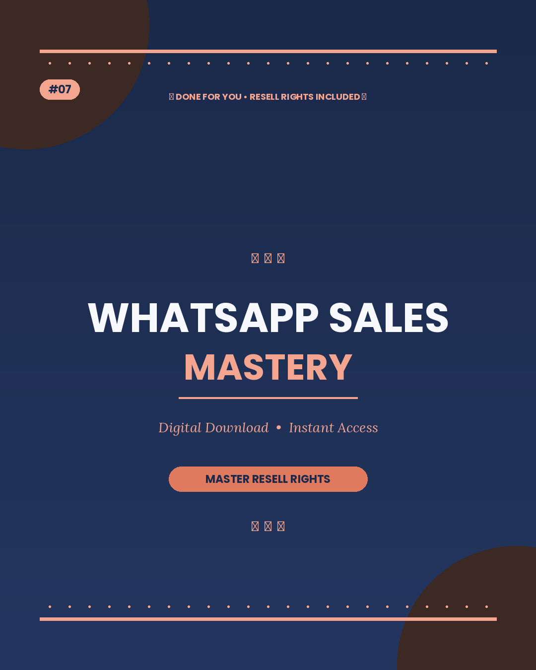WhatsApp Sales Mastery