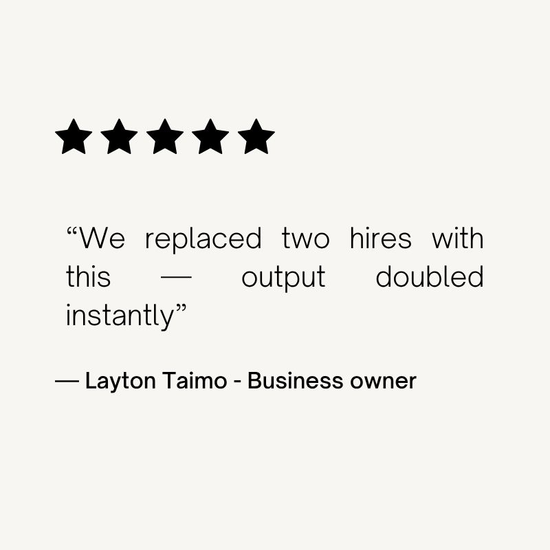 Customer review 1