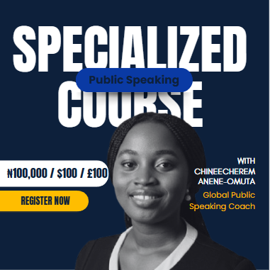 Specialized Public Speaking Coaching (One-on-One)