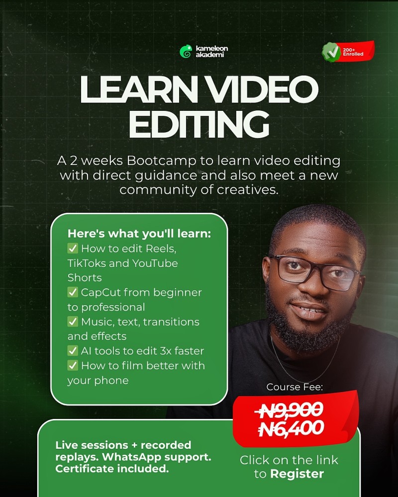 LEARN VIDEO EDITING WITH GUIDANCE
