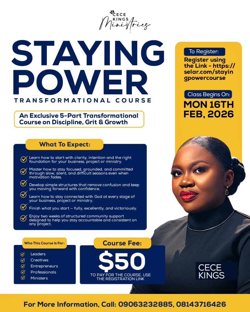 Staying Power Transformational Course