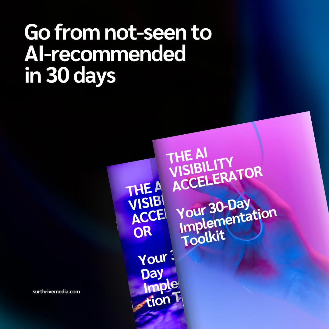 THE AI VISIBILITY ACCELERATOR:  Your 30-Day GEO Implementation Toolkit