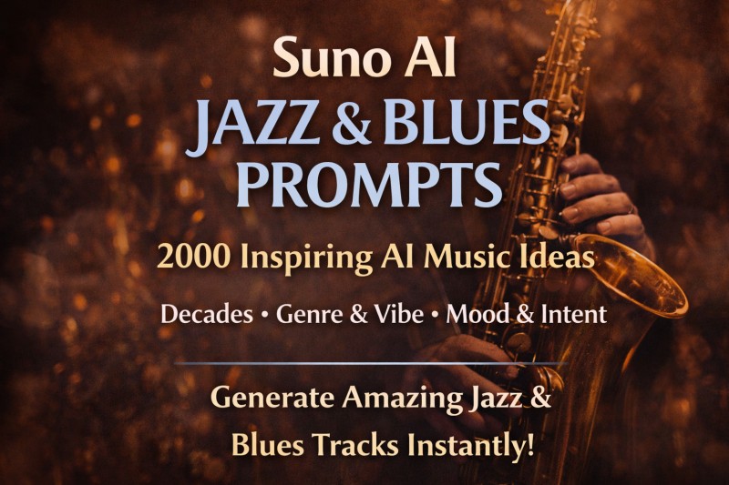 Suno AI Artist Prompt Guide For Jazz & Blues Music Production
