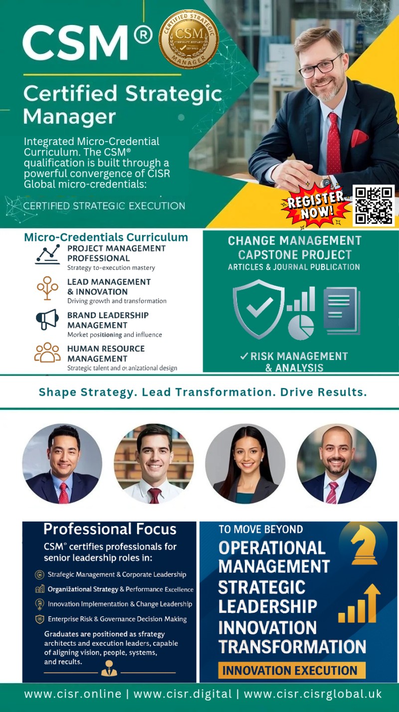 Certified Strategic Manager