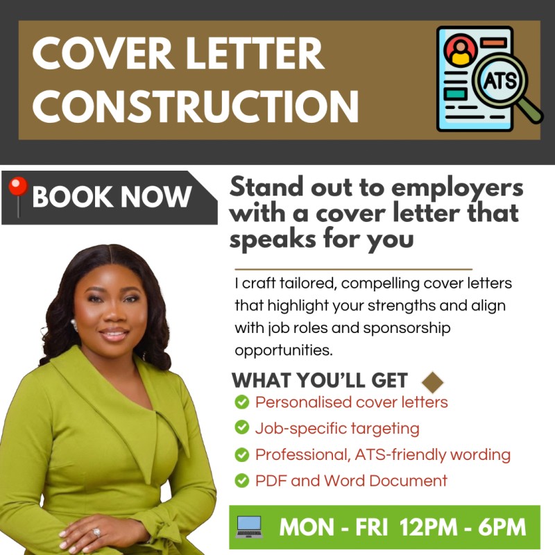 COVER LETTER BOOKING