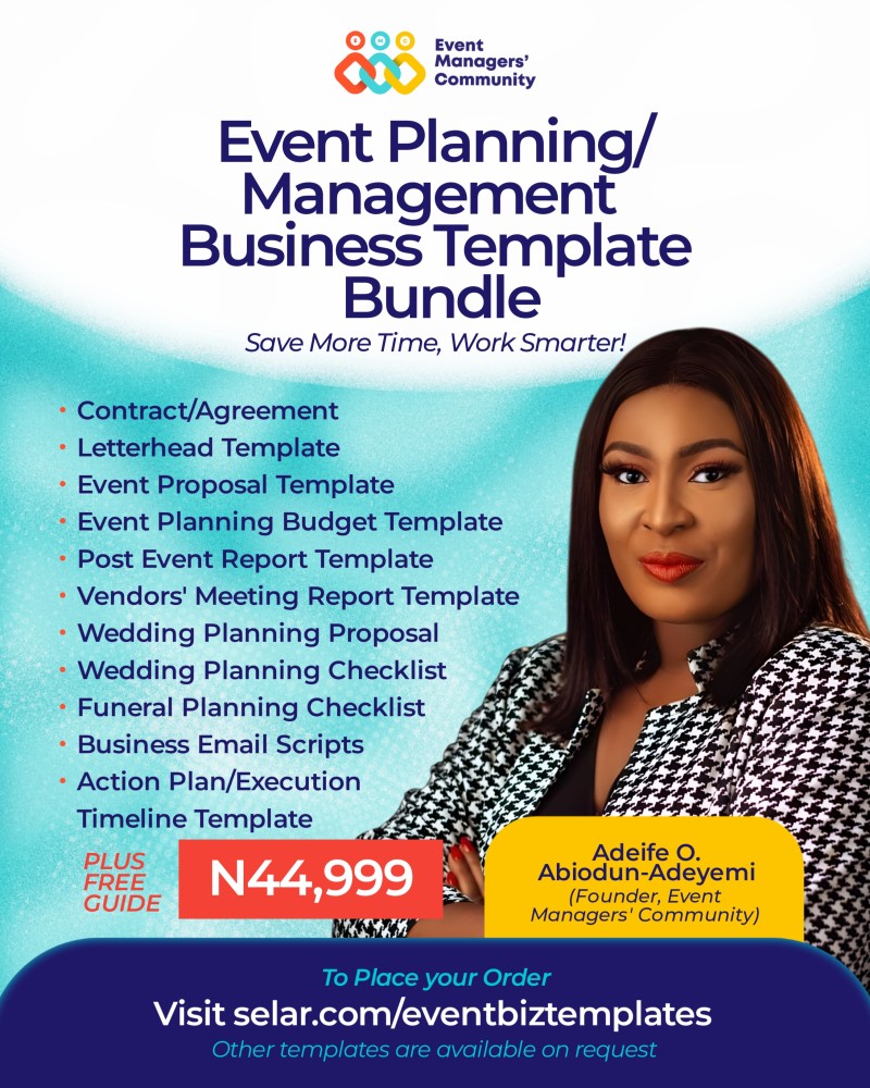 Event Business Templates