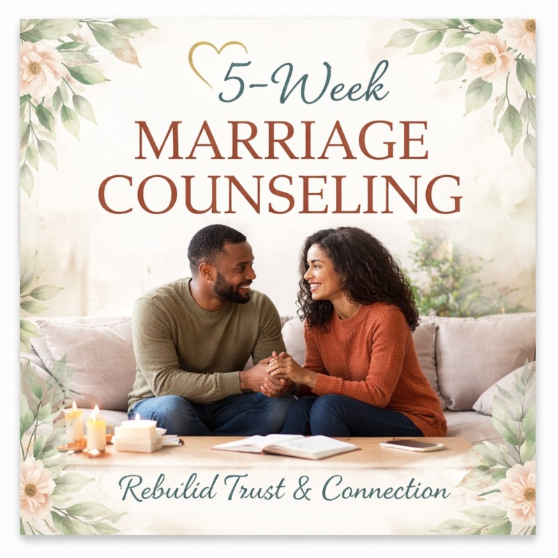 FIVE (5) WEEKS COUPLE MARRIAGE COUNSELLING CYCLE