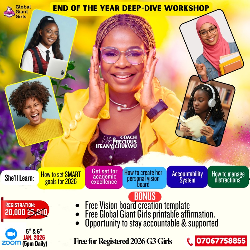 Goal Setting Masterclass for Girls