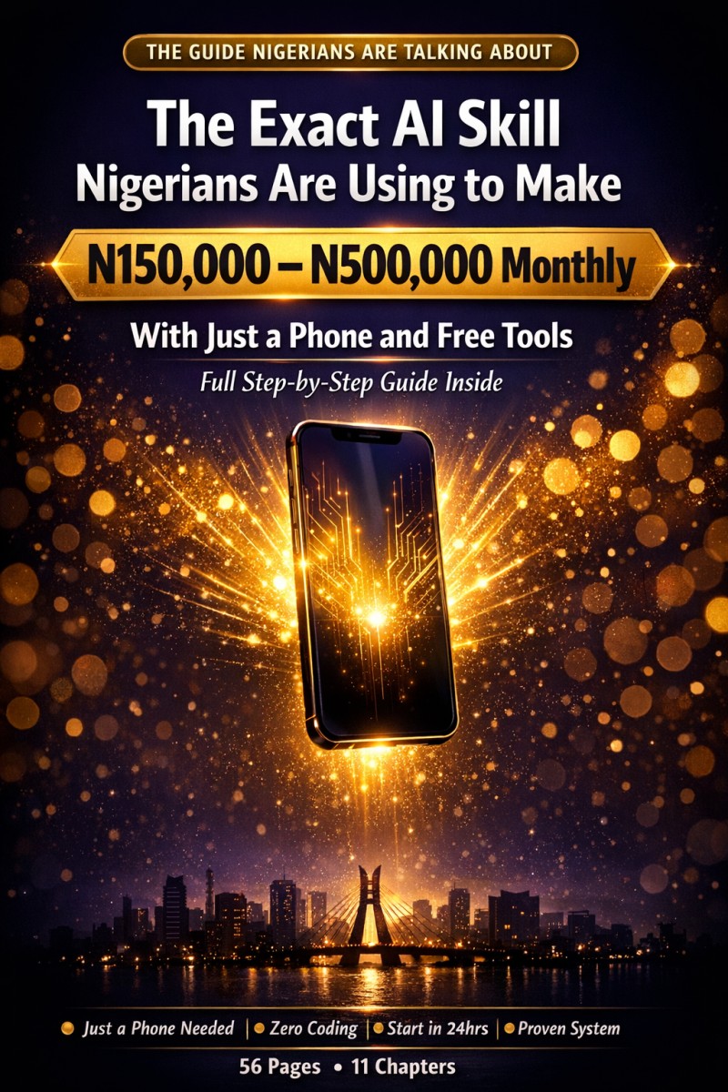 Discover the Exact AI Skill Nigerians Are Using to Earn ₦150,000 – ₦500,000 Monthly (Using Just Their Phone)