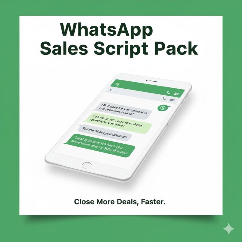 WhatsApp Sales Script Pack