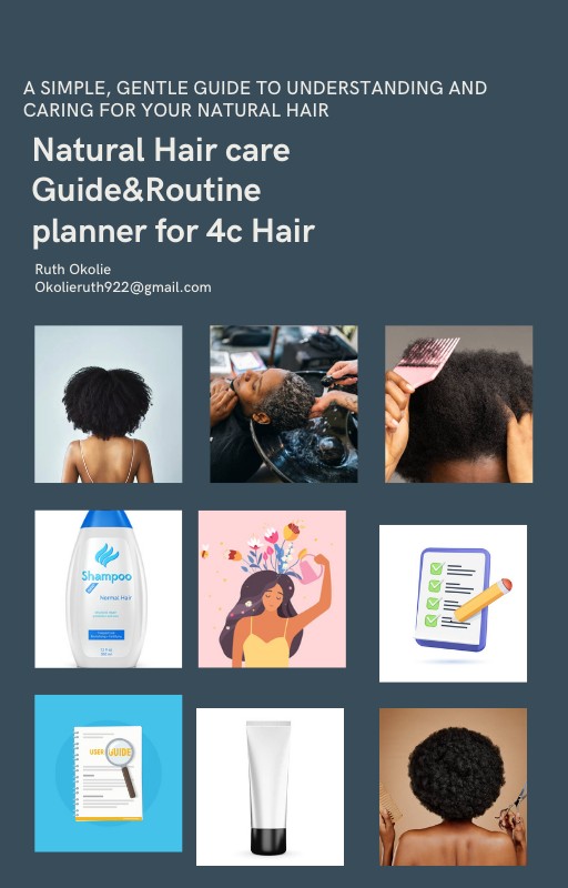 Natural hair  care Guide / Afro Hair Growth & Routine Ebook / Faith-Based Beauty PDF