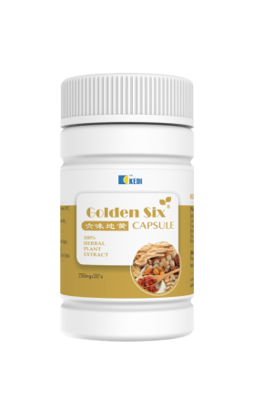 GOLDEN SIX / For YIN-YANG Balance and Longevity / 30 Capsules