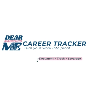 Career Tracker - Dear Ambitious Me