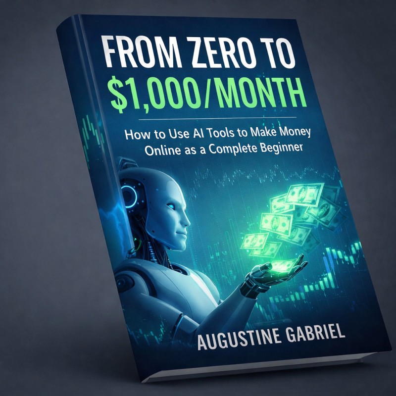 FROM ZERO TO $1,000/MONTH : How to Use AI Tools To Make Money Online As a Complete Beginner