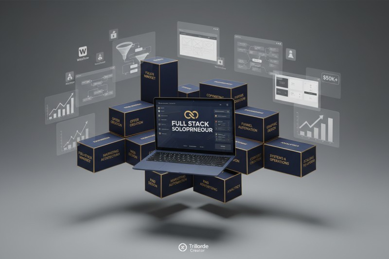 Full Stack Solopreneur – Build $50K/Month Business Solo