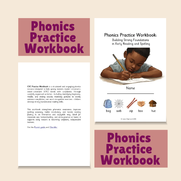 Phonics Practice Workbooks