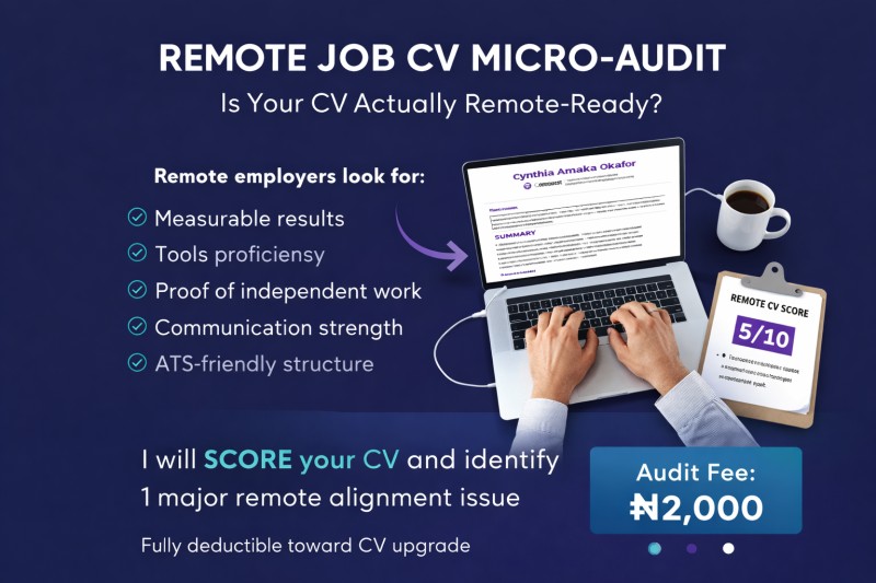 Remote Job CV Review Copy