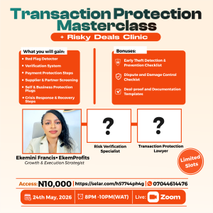 TRANSACTION PROTECTION MASTERCLASS
