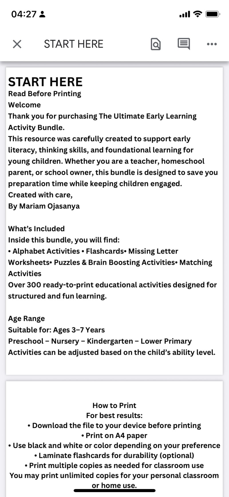 The Ultimate Early Learning Activity Bundle