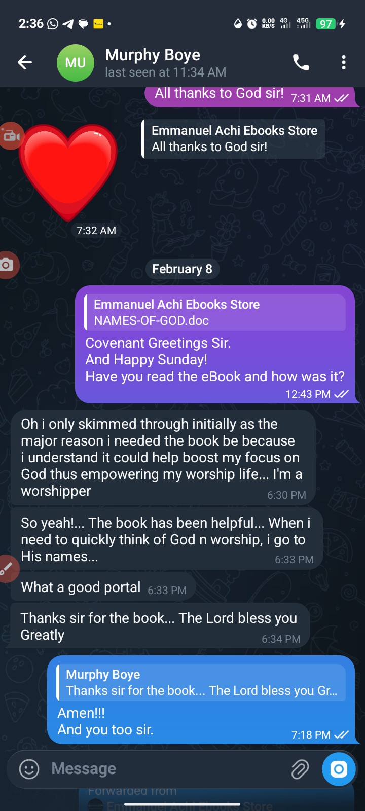 Customer review 1