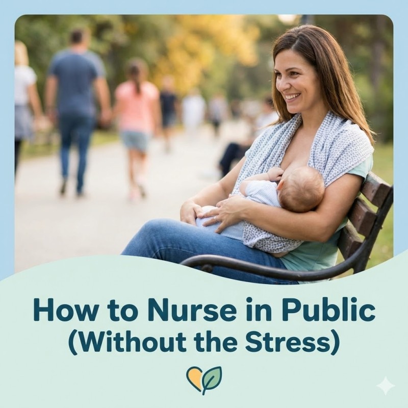 Terrified of Flashing Everyone? 😳 How to Nurse in Public (Without the Stress)