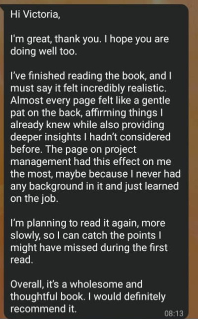 Customer review 1