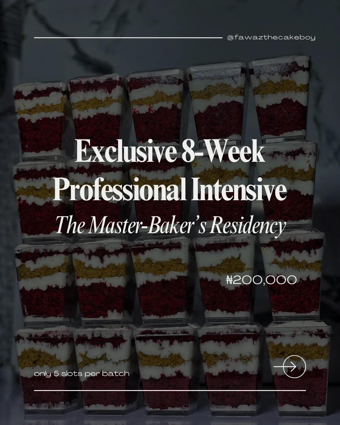 Exclusive 8-Week Professional Intensive: The Master-Baker's Residency