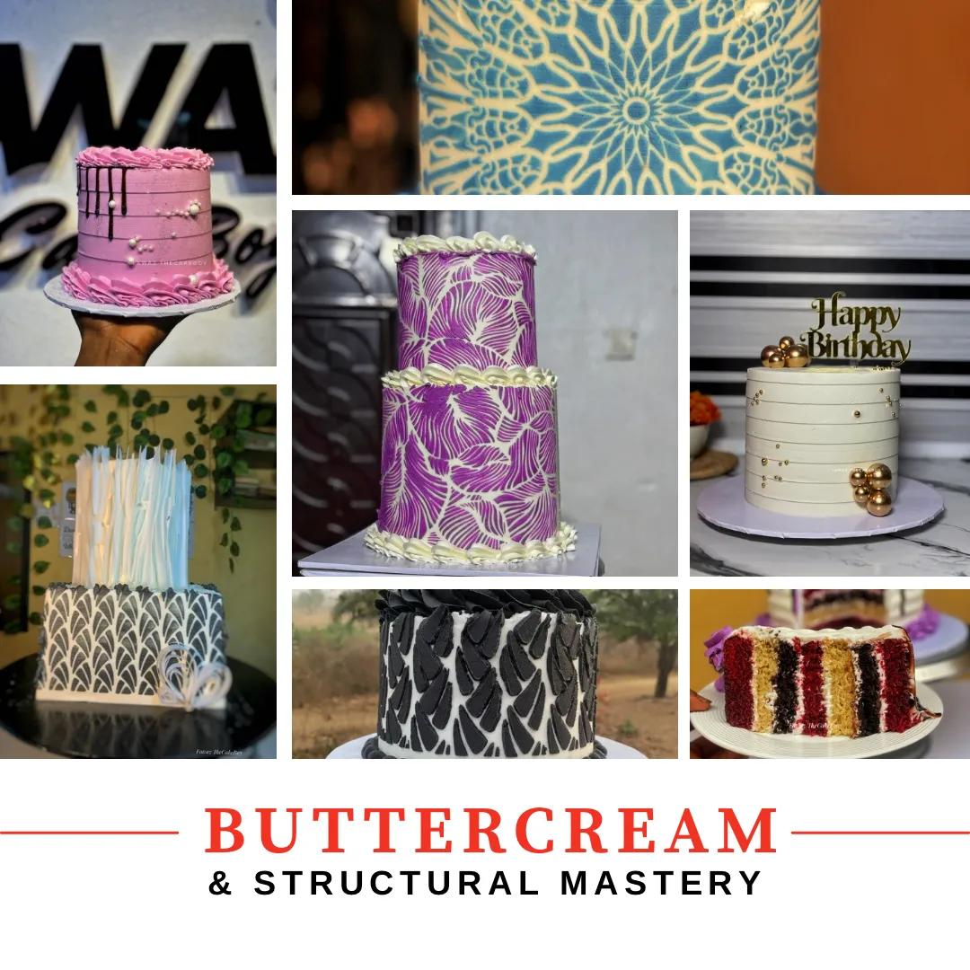 The Ultimate Buttercream & Structural Mastery : Beginner to Pro Certification (ONLINE)